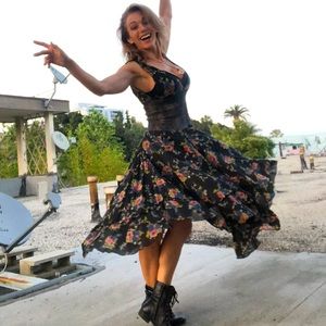 Free People Floral Dress Size XS